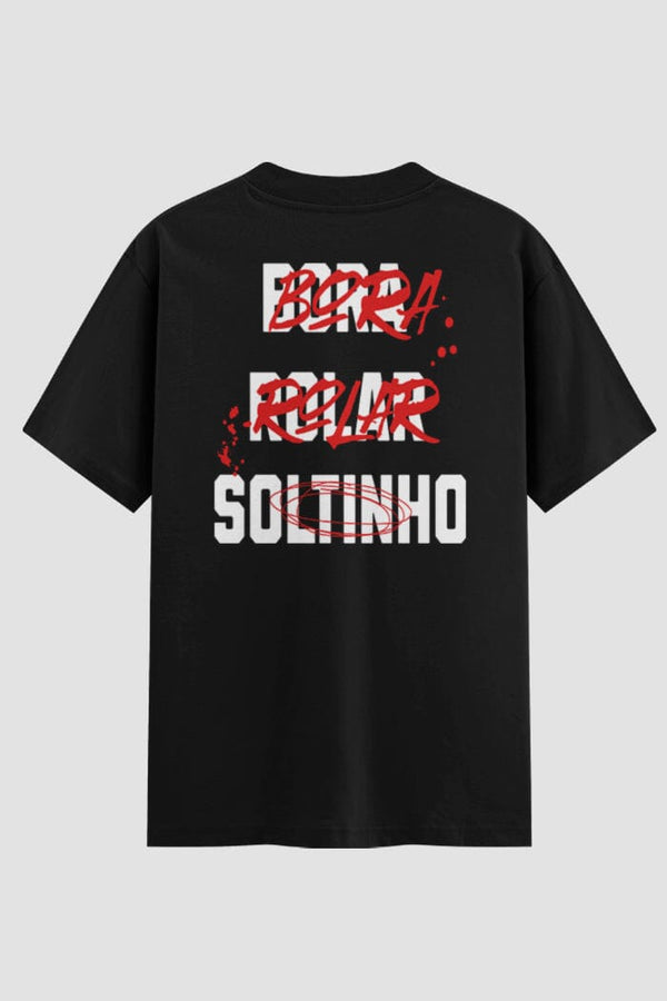 Camiseta Oversized Jiu-Jitsu Bora Rolar Soltinho