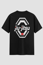Camiseta Oversized Jiu-Jitsu Emblem Oversized jiu-jitsu OnFight P Preto Masculino