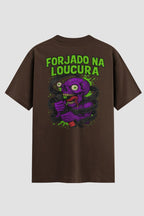 Camiseta Oversized Jiu-Jitsu Forjado na Loucura onfight Oversized jiu-jitsu OnFight 