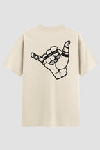 Camiseta Oversized Jiu-Jitsu Hang Loose – Onfight Oversized jiu-jitsu OnFight P Off White Masculino