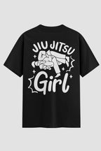 Camiseta Oversized Jiu-Jitsu Jiu jitsu Girl Oversized jiu-jitsu OnFight P Preto Masculino