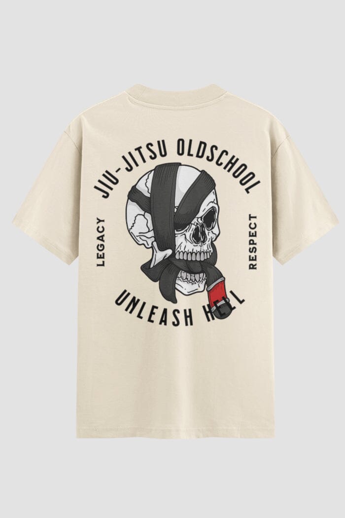 Camiseta Suedine Oversized Jiu-Jitsu Old School
