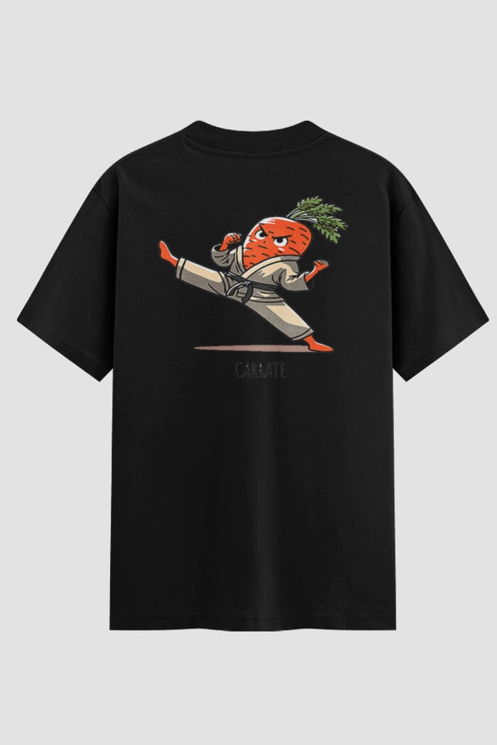 Camiseta Oversized Karate Carrate Sky High Oversizeds Karate OnFight P Preto Masculino