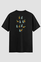 Camiseta Oversized Karate Carrots vs Rabbits Oversizeds Karate OnFight P Preto Masculino