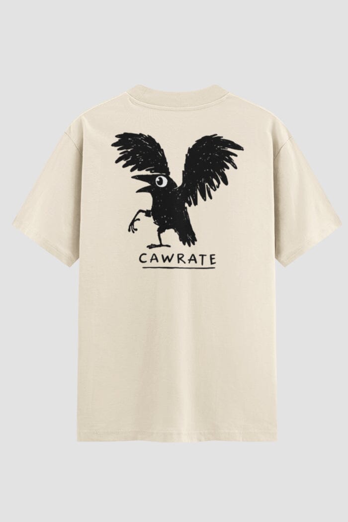 Camiseta Oversized Karate CawRate Vibe Oversizeds Karate OnFight P Off White Masculino