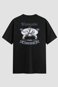 Camiseta Oversized Karate Fight club Oversizeds Karate OnFight P Preto Masculino
