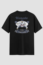 Camiseta Oversized Karate Fight club Oversizeds Karate OnFight P Preto Masculino