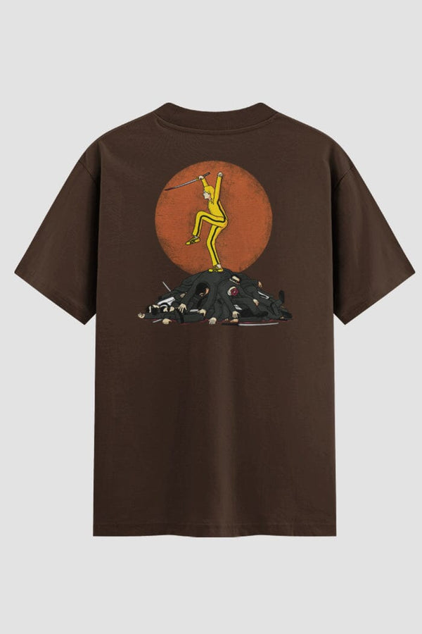 Camiseta Oversized Karate Kill Bill Warrior