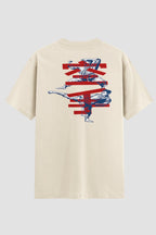 Camiseta Oversized Karate Motion Of The Dojo Oversizeds Karate OnFight P Off White Masculino