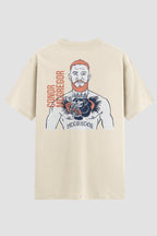 Camiseta Oversized McGregor Onfight Oversized MMA OnFight P Off White Masculino
