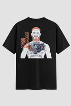 Camiseta Oversized McGregor Onfight Oversized MMA OnFight P Preto Masculino