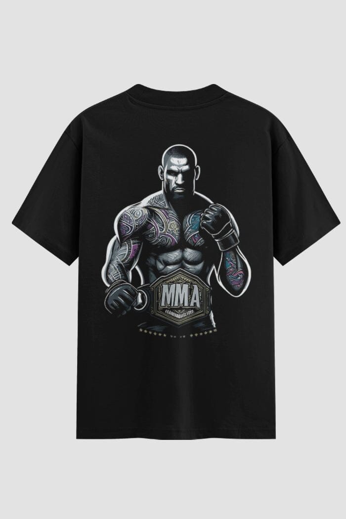 Camiseta Oversized MMA Champion Belt – Onfight - lojaonfight