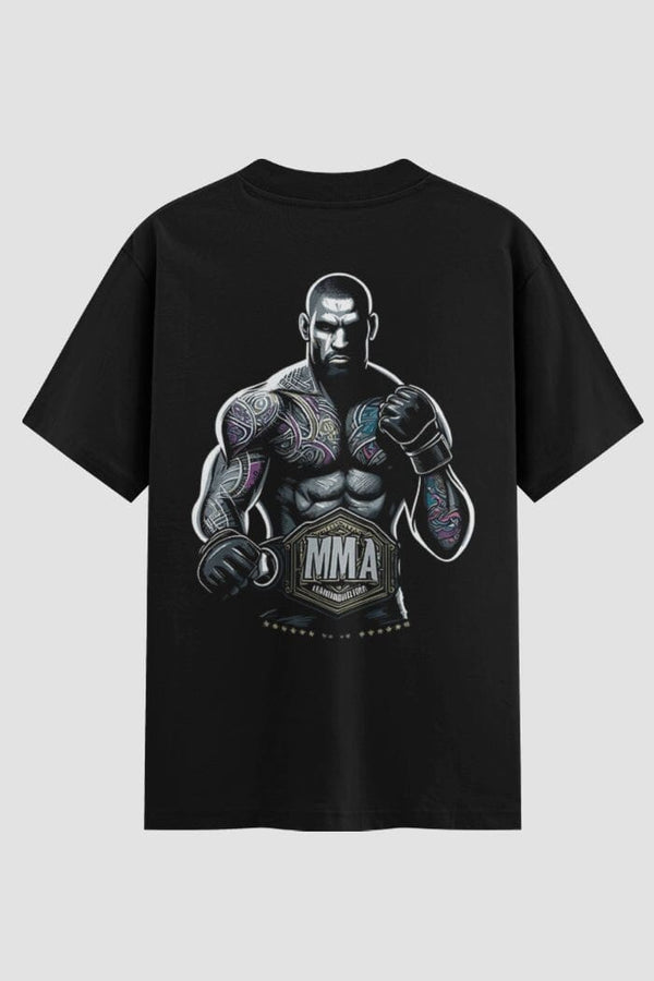 Camiseta Oversized MMA Champion Belt – Onfight