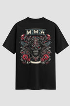 Camiseta Oversized MMA Skull Warrior – Onfight - lojaonfight