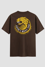 Camiseta Oversized Muay Thai Celestial Force Oversized Muay thai OnFight P Chocolate Masculino