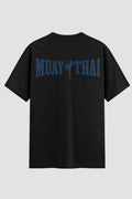 Camiseta Oversized Muay Thai Nak Muay Oversized Muay thai OnFight P Preto Masculino