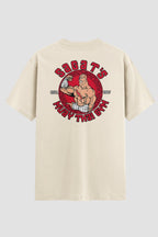 Camiseta Oversized Muay Thai Red Skull Rod Oversized Muay thai OnFight P Off White Masculino
