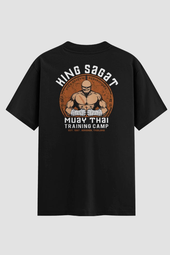 Camiseta Oversized Muay Thai Skull Street