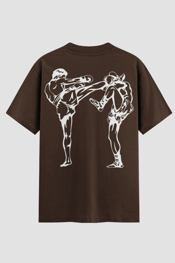 Camiseta Oversized Muay Thai Sparring Retro