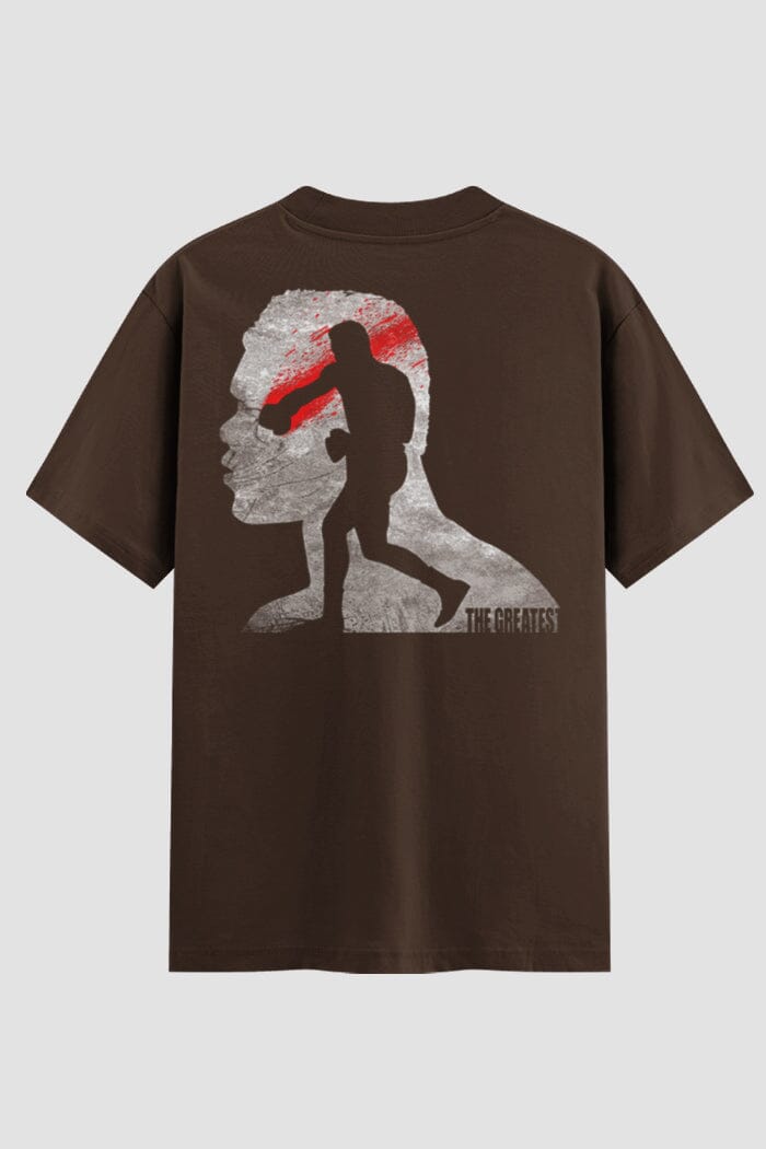 Camiseta Oversized The Greatest Onfight Oversized Boxe OnFight P Chocolate Masculino