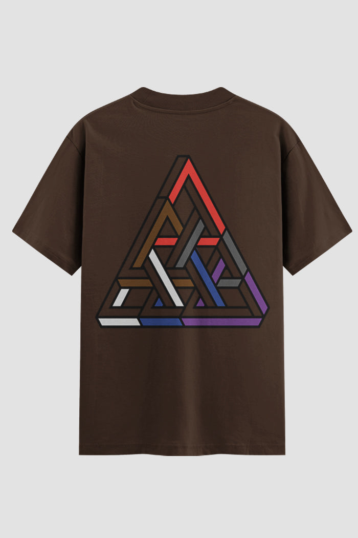 Camiseta Oversized Jiu-Jitsu triangulo