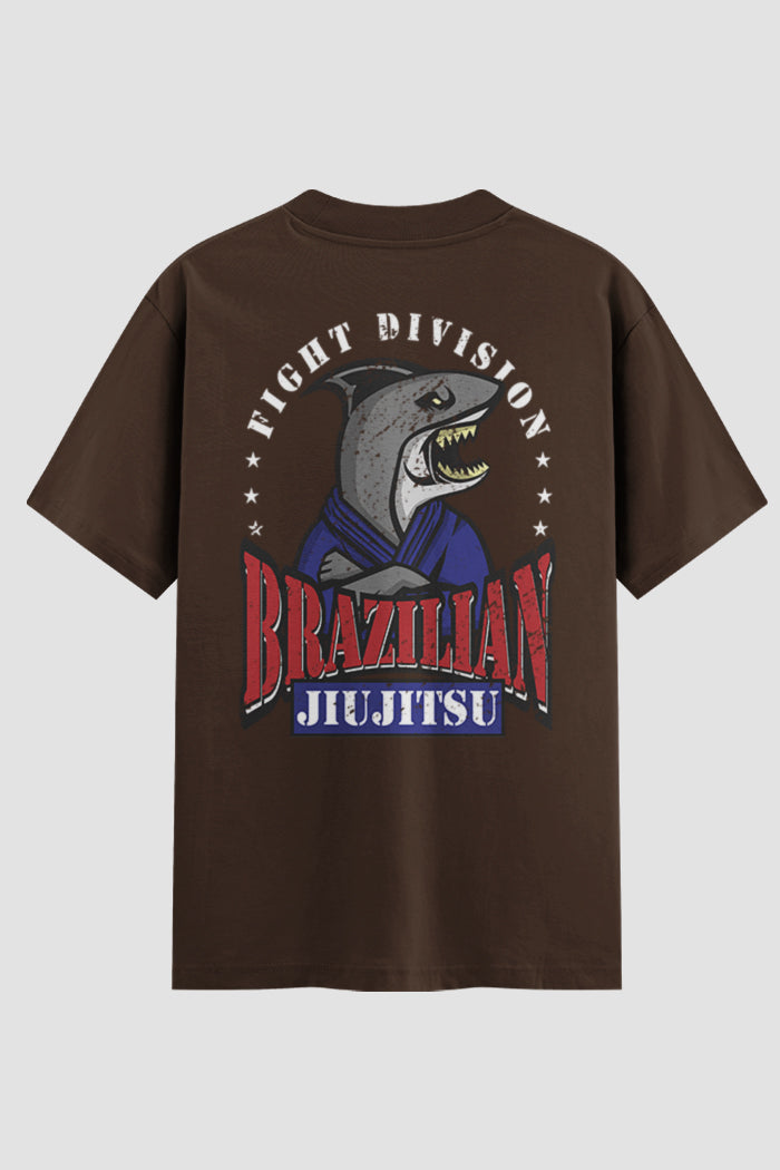 Camiseta Oversized Jiu-Jitsu Fight Division BJJ