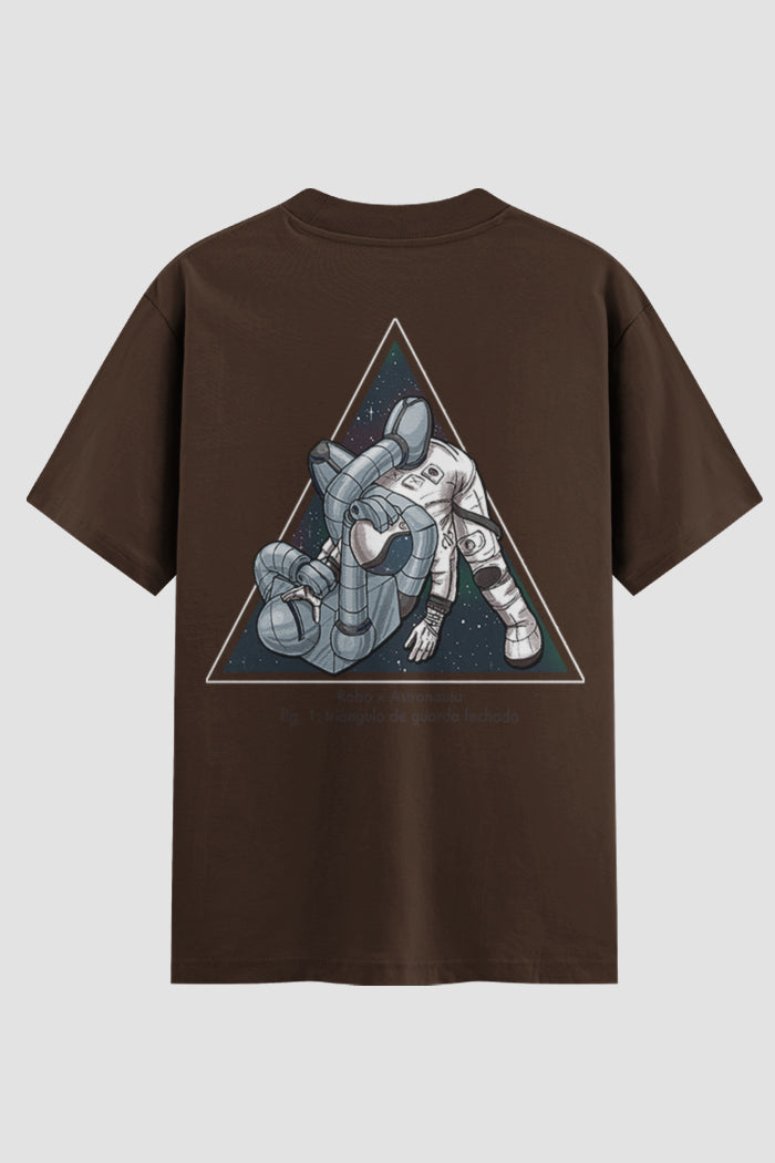 Camiseta Oversized Jiu-Jitsu Robo X Astronauta