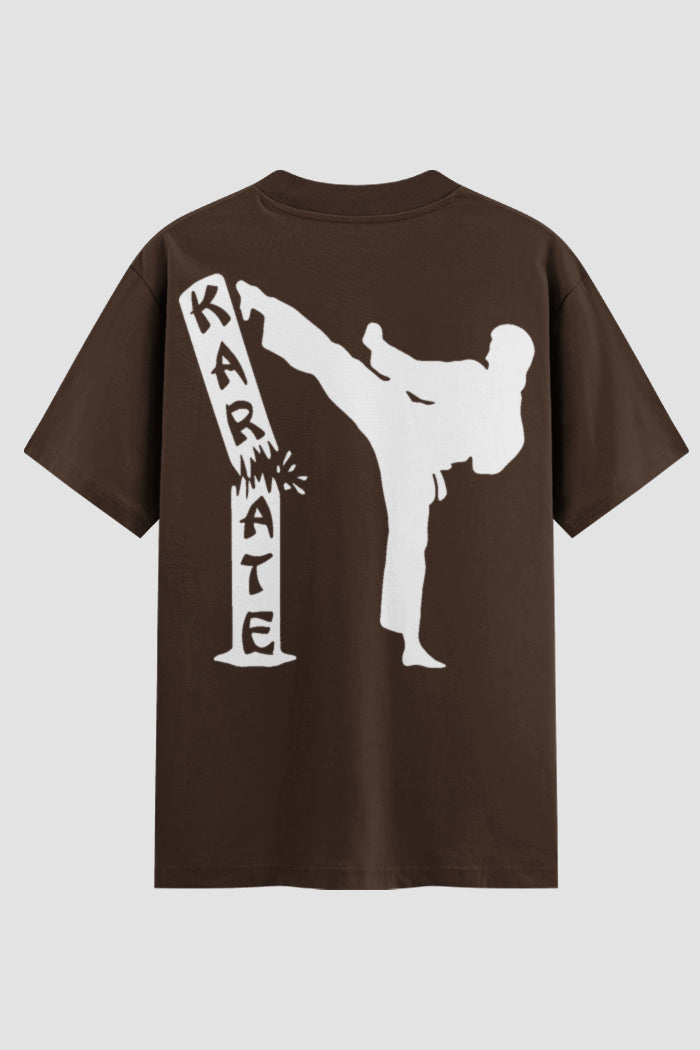 Camiseta oversized Karate Break Kick