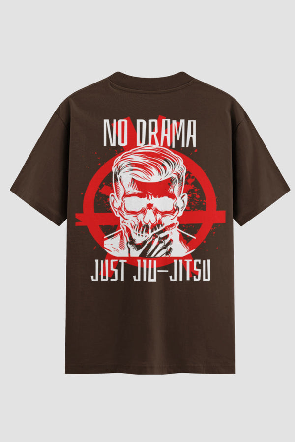 Camiseta Oversized Jiu-Jitsu No drama Just Jiu-jitsu
