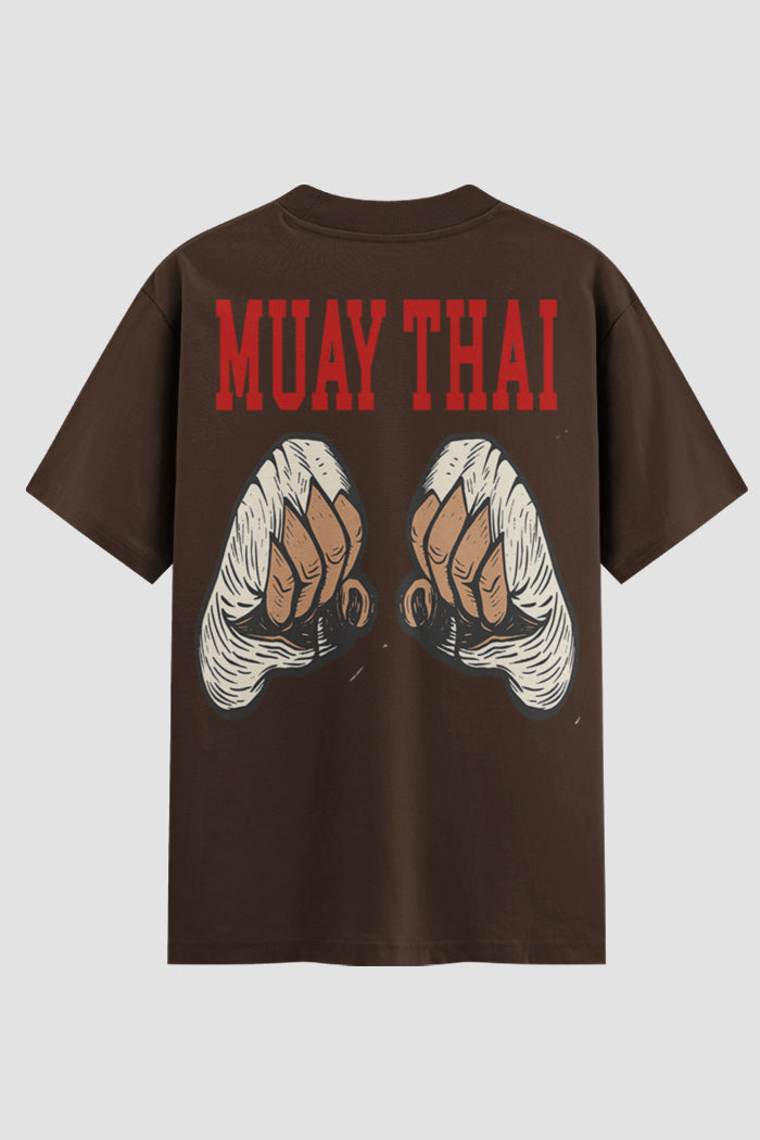 Camiseta Oversized Muay Thai Knuckles