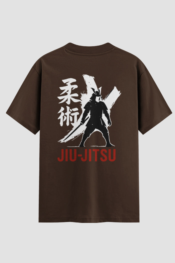 Camiseta Oversized Jiu-Jitsu Bushido Samurai