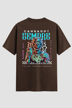 Camiseta Oversized Jiu-Jitsu Cansado Sempre