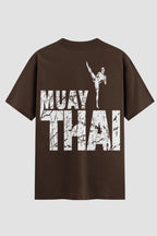 Camiseta Oversized Muay Thai High Kick Grunge