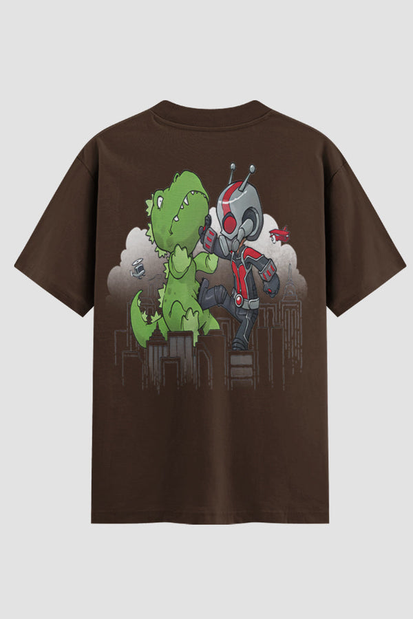 Camiseta Oversized Gator vs Ant-Man