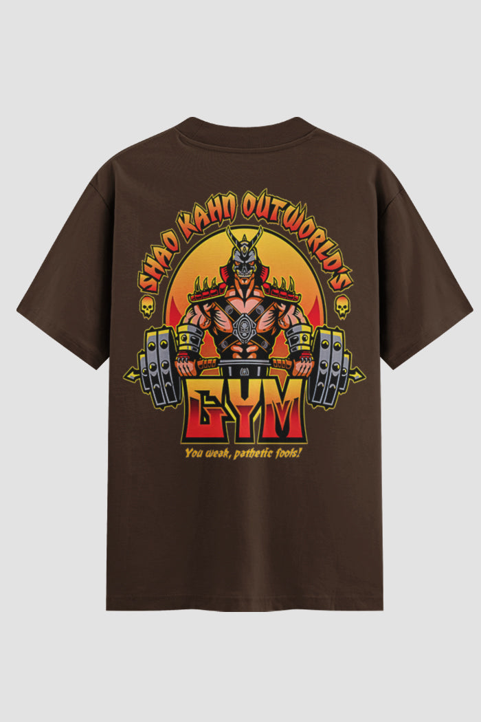 Camiseta Oversized Shao Kahn's Gym