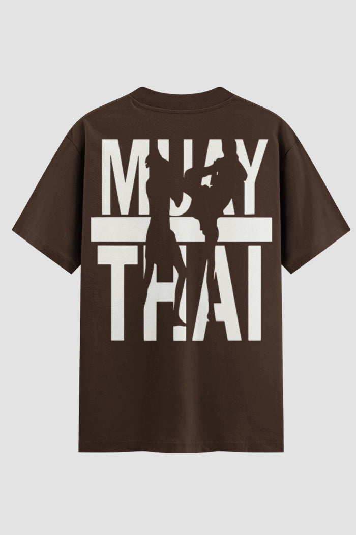 Camiseta Oversized Muay Thai Block Strike