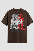 Camiseta Oversized Judo Tiger Warrior