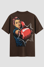 Camiseta Oversized feminina Punch Queen