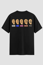 Camiseta Oversized Jiu-Jitsu  Orelha e Evolução