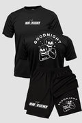 Kit Camiseta Dryfit com Short Dry Fit Jiu Jitsu Good Night