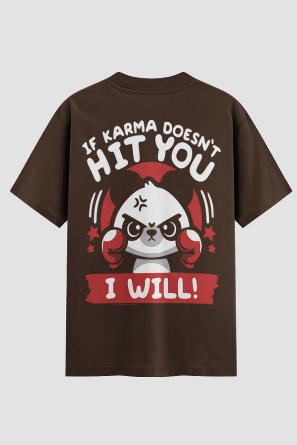 Camiseta Oversized boxe hit you