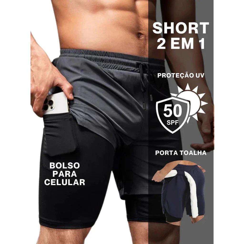 Kit Camiseta Dryfit com Short Dry Fit Jiu Jitsu Classic Grapple kit short e camiseta jiujitsu OnFight 