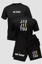 Kit Camiseta Dryfit com Short Dry Fit Jiu Jitsu OSS kit short e camiseta jiujitsu OnFight 