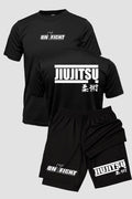 Kit Camiseta Dryfit com Short Dry Fit Jiu Jitsu Vertical kit short e camiseta jiujitsu OnFight 
