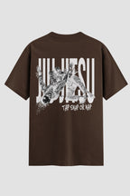 Camiseta Oversized Jiu-Jitsu Tap snap or nap