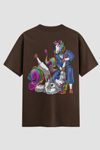 Camiseta Oversized Jiu-Jitsu Unicorno - lojaonfight