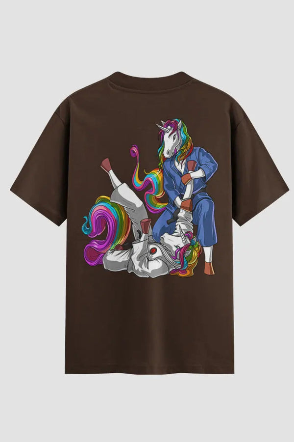 Camiseta Oversized Jiu-Jitsu Unicorno