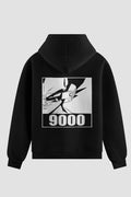 Moletom 9000 de força Onfight Moletons engraçados OnFight P Preto 