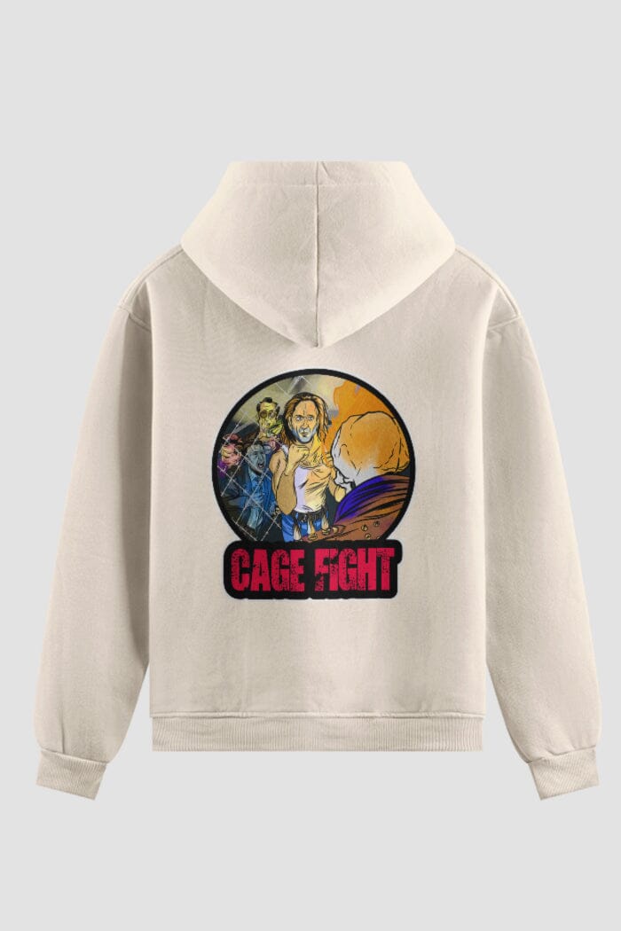 Moletom Cage Fight Onfight Moletons engraçados OnFight P Off White 