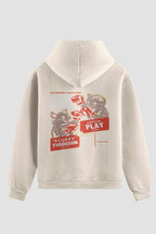 Moletom Cat Fight Onfight Moletons engraçados OnFight P Off White 